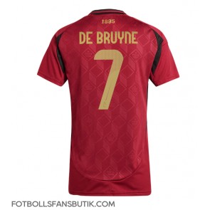 Belgien Kevin De Bruyne #7 Replika Hemmatröja Damer EM 2024 Kortärmad